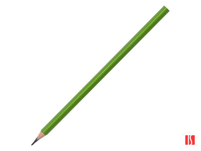 Трехгранный карандаш "Conti" из переработанных контейнеров, зеленый