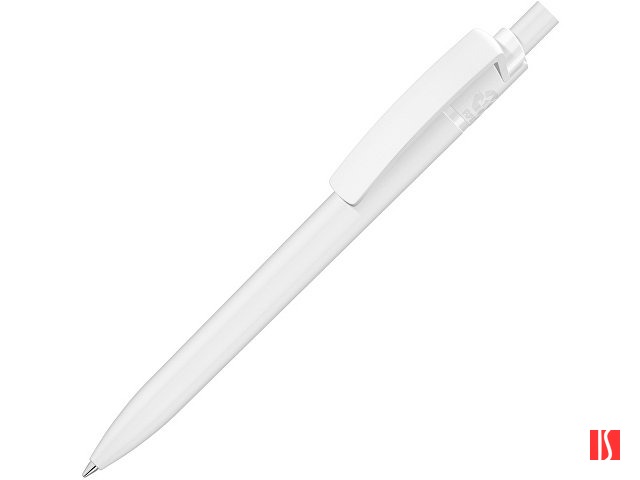 Ручка шариковая пластиковая из RPET "RECYCLED PET PEN STEP F", белый