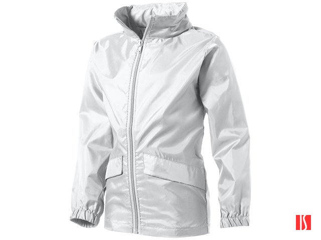 Ветровка "Miami" детская с чехлом, белый