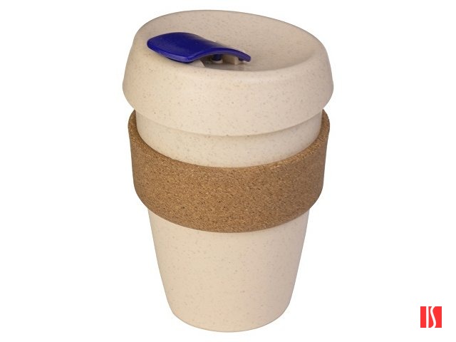 Стакан из пшеничного волокна с двойными стенками "Pino", синий