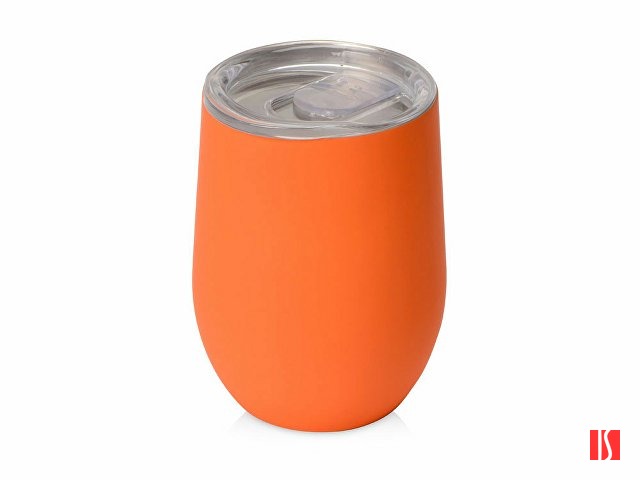 Термокружка "Vacuum mug C1", soft touch, 370мл, оранжевый