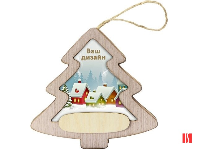 Подвеска с подсветкой, елочка, индивидуальный дизайн