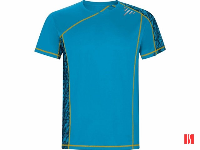 Спортивная футболка "Sochi" мужская, принтованый бирюзовый