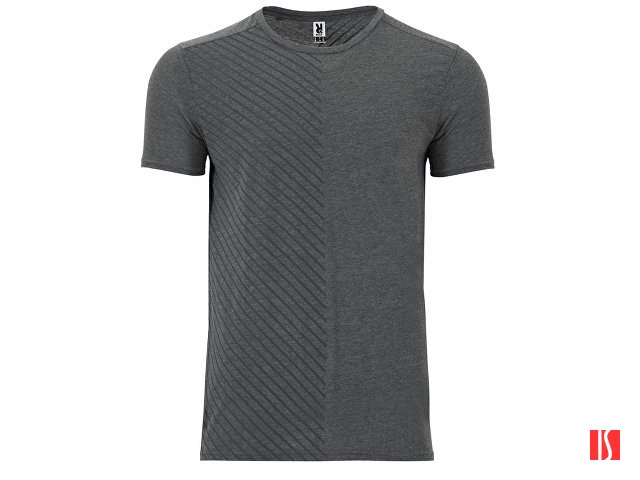 Футболка "Baku" мужская, меланжевый эбеновый