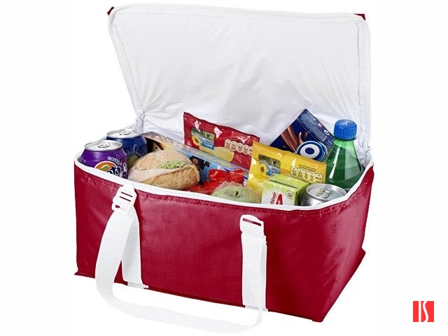 Сумка-холодильник "Lavrik", красный/белый