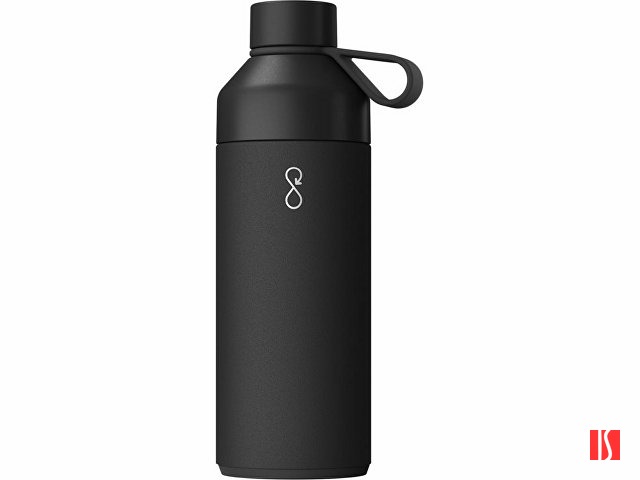 Бутылка для воды Big Ocean Bottle объемом 1000 мл с вакуумной изоляцией, черный