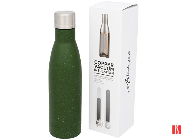 Бутылка Vasa в крапинку с вакуумной изоляцией, зеленый