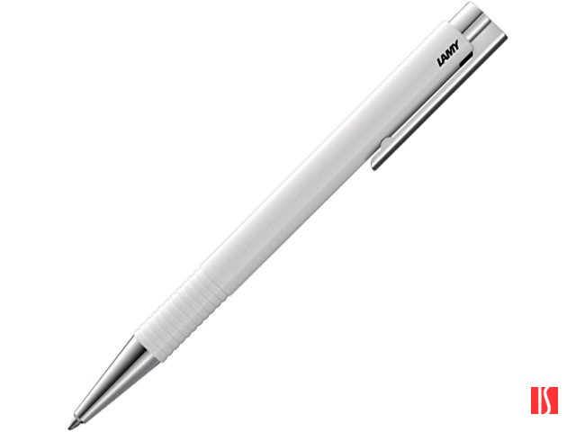 Ручка шариковая 204 logo M+, Белый, M16