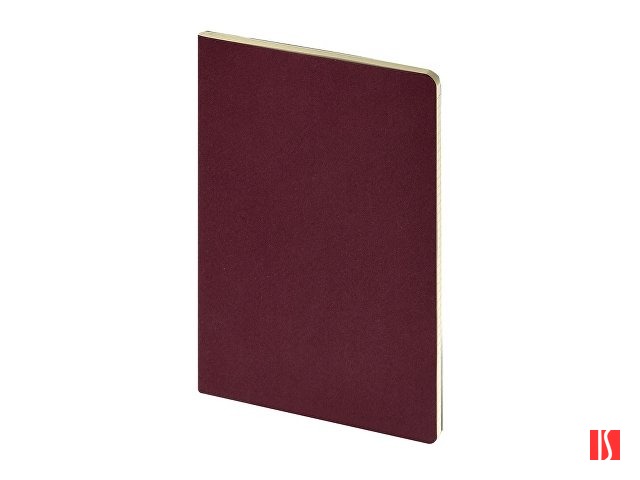 Бизнес тетрадь А5 "Megapolis flex" 60 л. soft touch клетка, бордовый