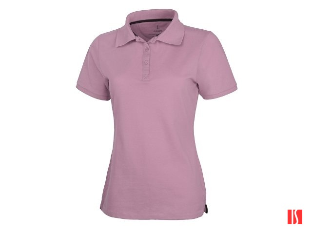 Calgary женская футболка-поло с коротким рукавом, light pink