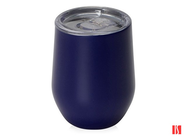 Вакуумная термокружка "Sense", непротекаемая крышка, темно-синий