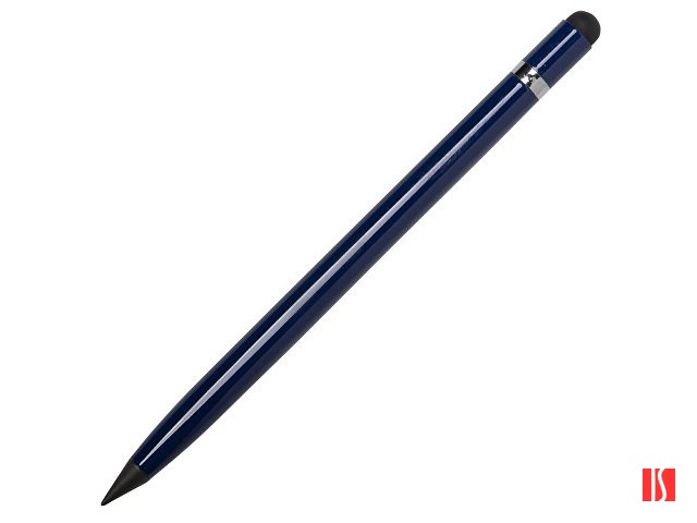 Вечный карандаш "Eternal" со стилусом и ластиком, темно-синий