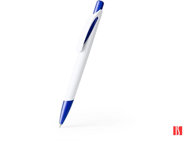 Ручка пластиковая шариковая CITIX, белый/королевский синий