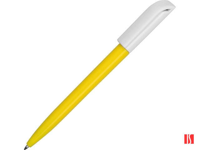 Ручка пластиковая шариковая «Миллениум Color BRL», желтый/белый