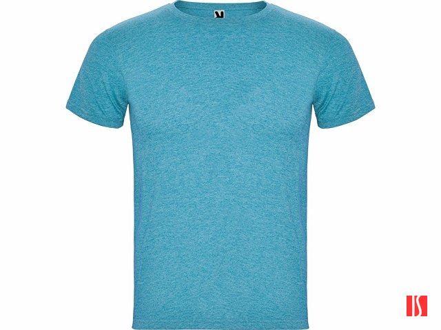 Футболка "Fox" мужская, бирюзовый меланж