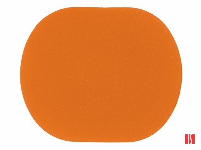 ПАТЧ ОВАЛ soft-touch (оранжевый ) 6,0 х 5,0 см