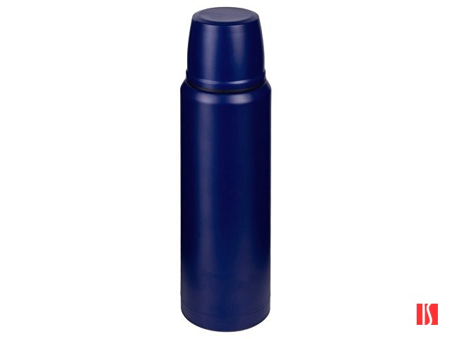 Термос с чашей и двойными медными стенками "Stern", 1 л, темно-синий