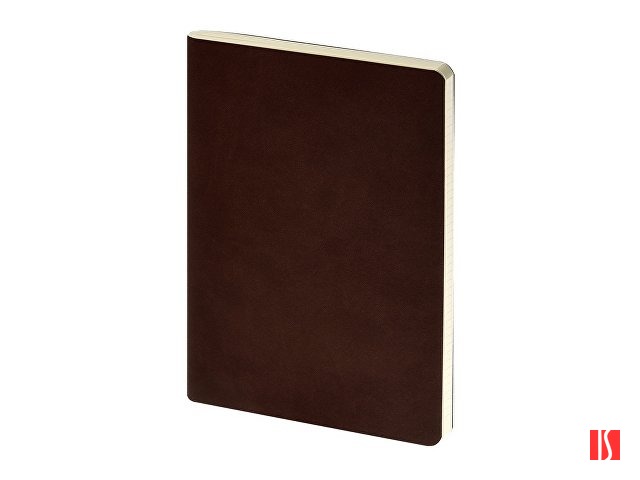 Бизнес тетрадь А5 "Megapolis flex" 60 л. soft touch клетка, коричневый