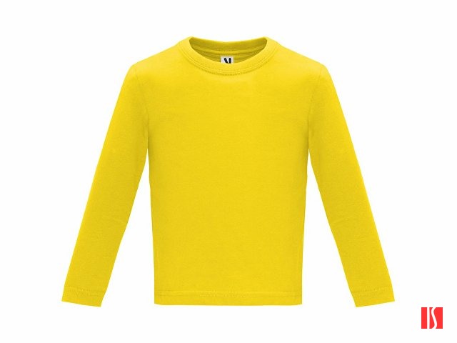 Футболка "Baby " детская с длинным рукавом, желтый