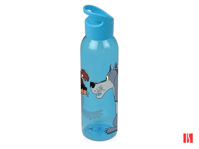 Бутылка для воды "Жил-был Пес», голубой