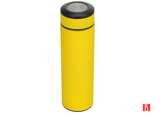 Термос «Confident» с покрытием soft-touch 420мл, желтый