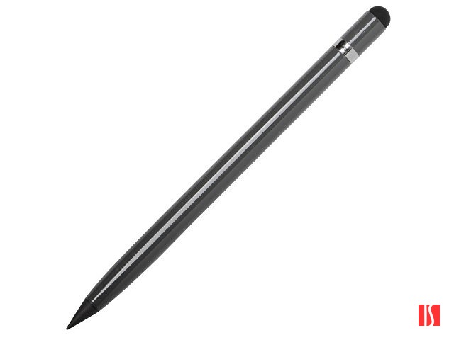 Вечный карандаш "Eternal" со стилусом и ластиком, серый