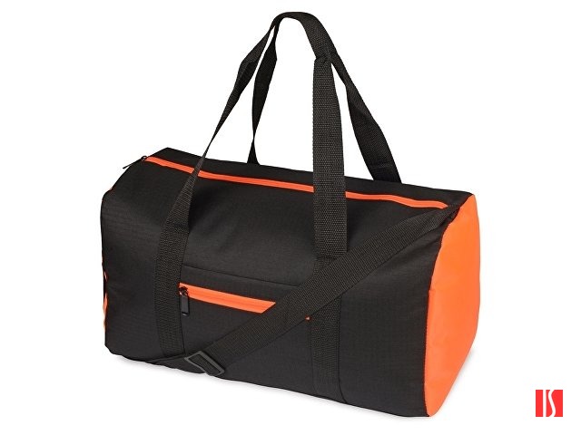 Сумка спортивная Master с цветными молниями, неоново-оранжевый