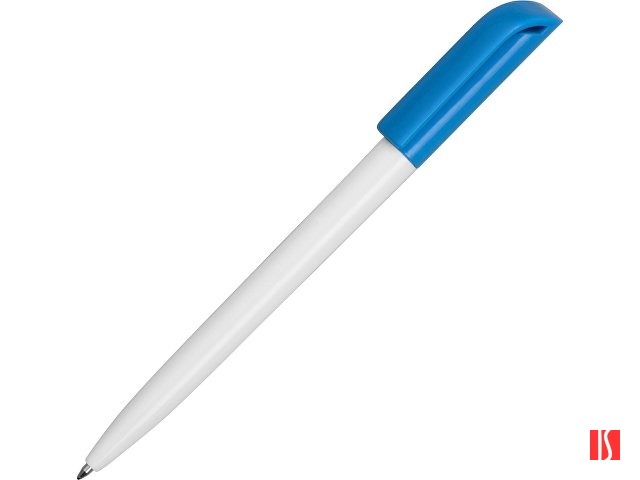 Ручка пластиковая шариковая «Миллениум Color CLP», белый/голубой