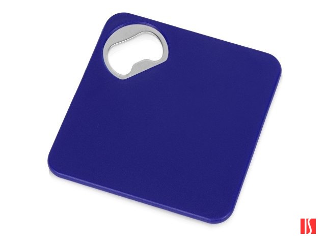 Подставка для кружки с открывалкой «Liso», черный/синий