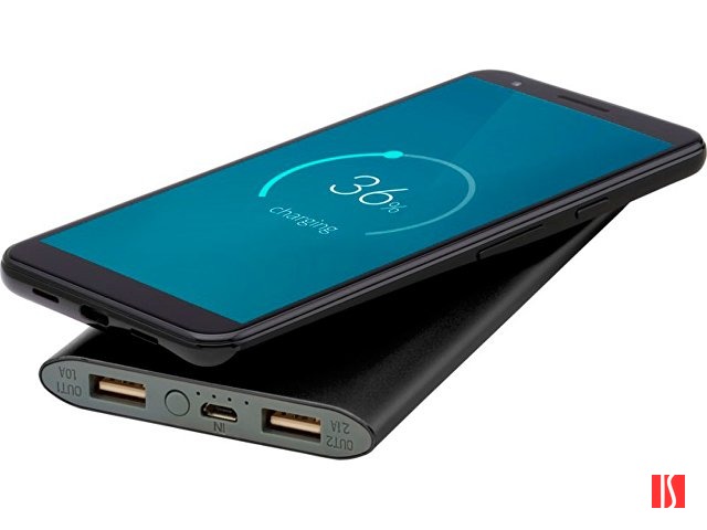 Купить Беспроводное портативное зарядное устройство емкостью 8000 мАч Juice, черный Беспроводное портативное зарядное устройство емкостью 8000 мАч Juice, черный