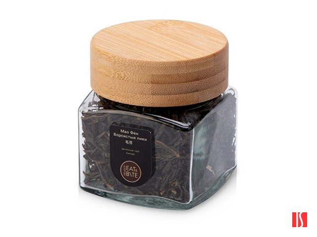 Чай зеленый, серия "Ceremony", Маофэн (ворсистые пики), стеклянная банка