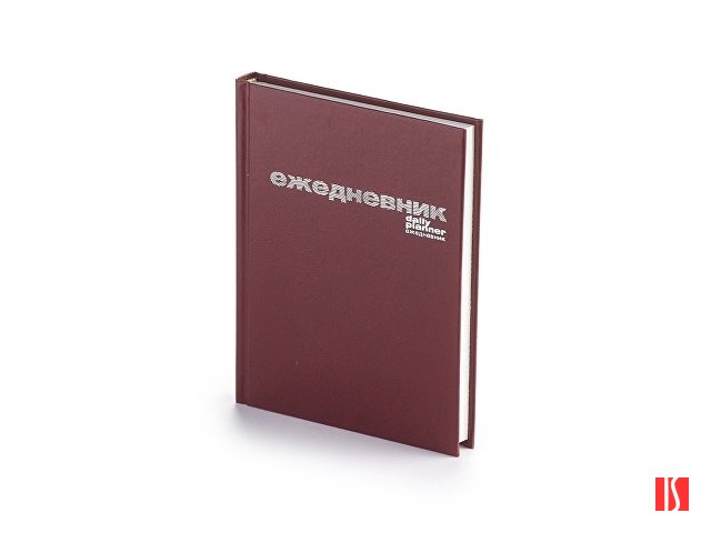 Ежедневник А6 недатированный «Бумвинил», бордовый