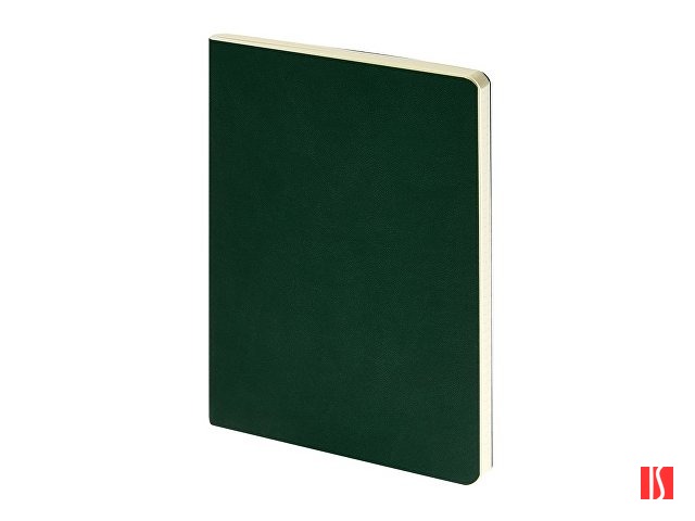 Бизнес тетрадь А5 "Megapolis flex" 60 л. soft touch клетка, зеленый