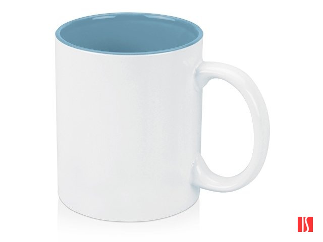 Кружка «Gain» 320мл, белый/голубой