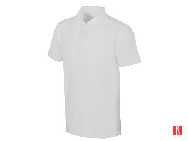 Поло с эластаном «Chicago», 200гр пике, белый