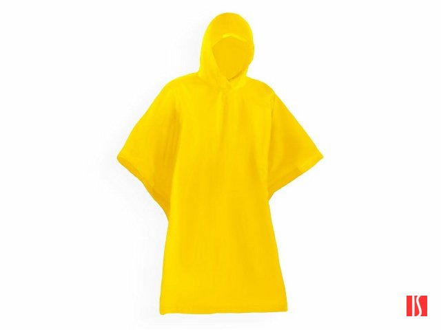 Складное водонепроницаемое пончо DAMPER, желтый