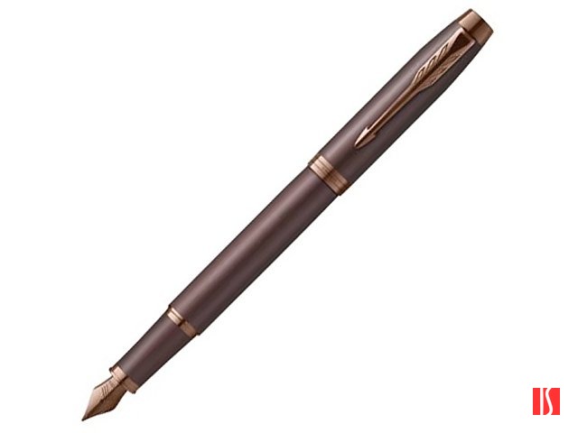 Перьевая ручка Parker IM Monochrome Brown, перо:F, цвет чернил: Black, в подарочной упаковке.