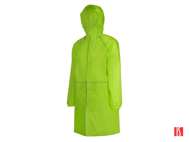 Дождевик "Sunshine" со светоотражающими кантами, зеленый неоновый, размер  XS/S