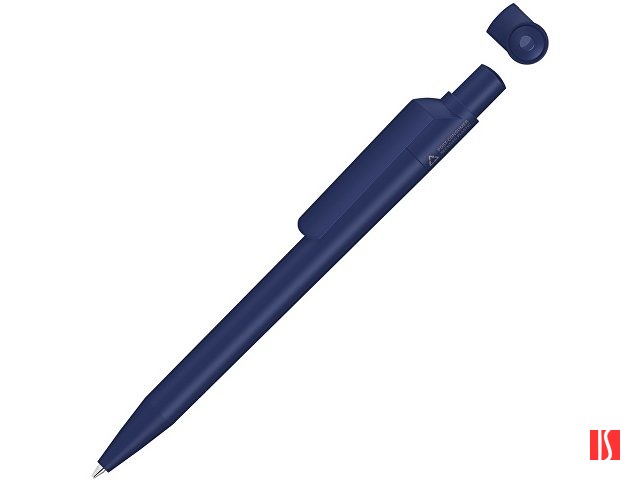 Ручка шариковая из переработанного пластика с матовым покрытием "ON TOP RECY", синий