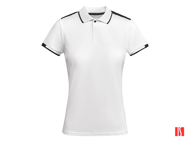 Рубашка-поло "Tamil" женская, белый/черный