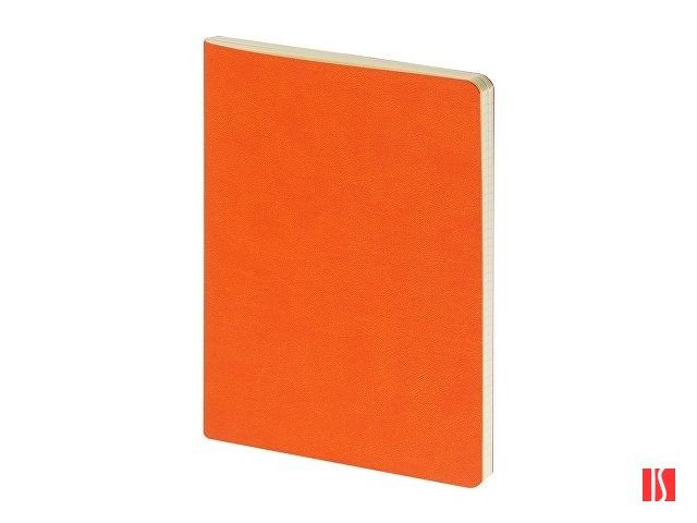 Бизнес тетрадь А5 "Megapolis flex" 60 л. soft touch клетка, оранжевый