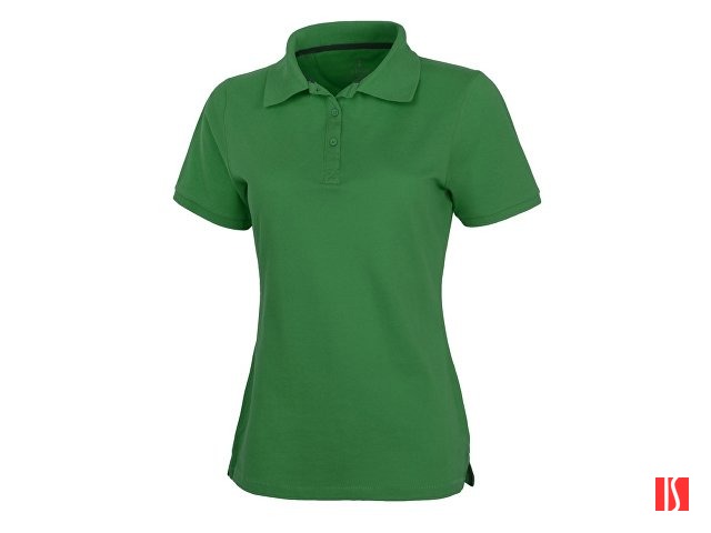 Calgary женская футболка-поло с коротким рукавом, зеленый