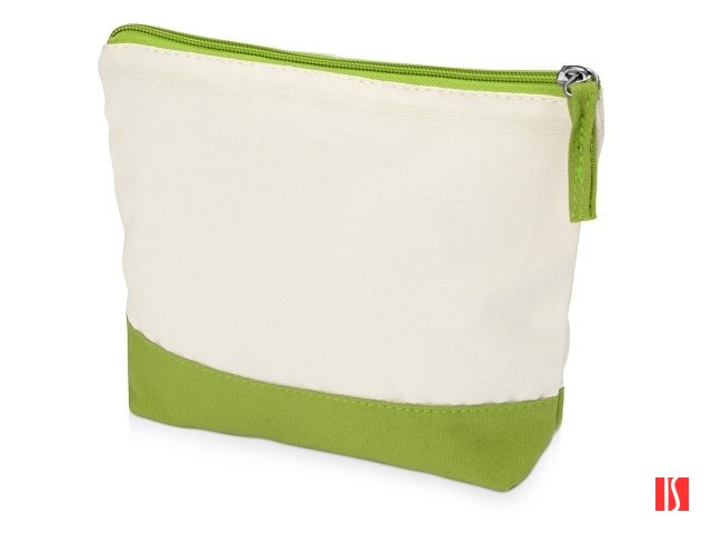 Косметичка хлопковая Cotton, зеленое яблоко