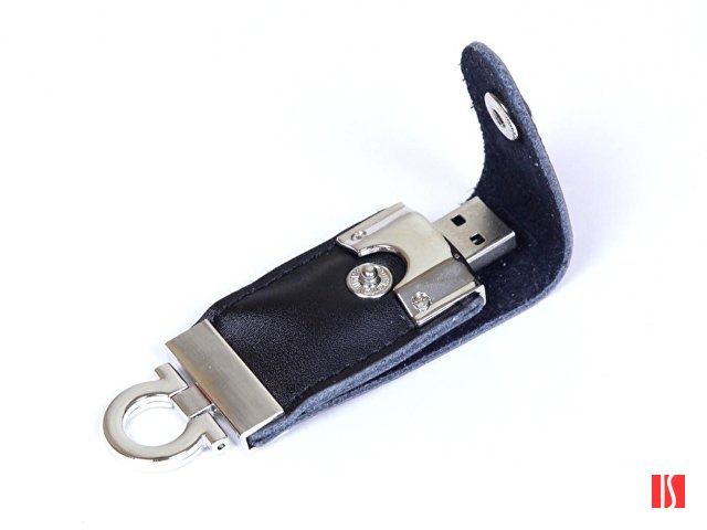 USB-флешка на 16 Гб в виде брелка, черный