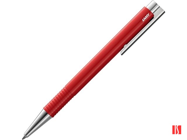 Ручка шариковая 204 logo M+, Красный, M16