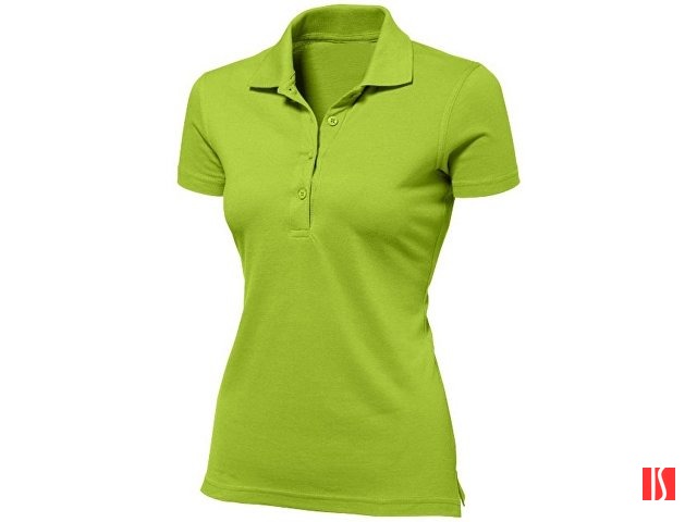 Рубашка поло "First N" женская, зеленое яблоко