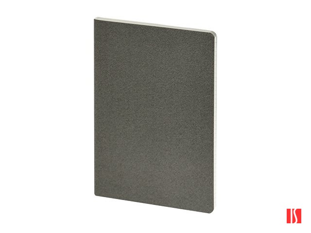 Бизнес тетрадь А5 "Megapolis flex" 60 л. soft touch клетка, серый