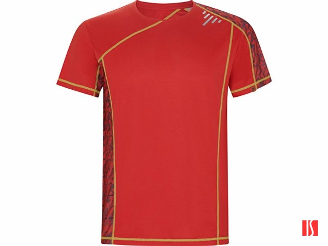 Спортивная футболка "Sochi" мужская, принтованый красный