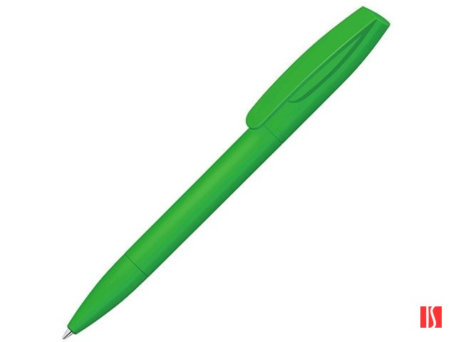 Шариковая ручка "Coral Gum " с прорезиненным soft-touch корпусом и клипом., светло-зеленый