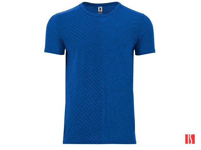 Футболка "Baku" мужская, меланжевый королевский синий